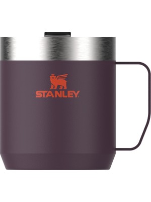 Meks Stanley Classic Legendary Camp Mug Paslanmaz Çelik Termos Bardak, Mürdüm (Plum), 0.35 Litre