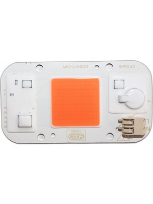 Meks Cob LED Ac 50W 220V Tam Spektrum Kapalı Alan Bitki Büyütücü Aydınlatma