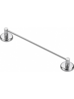 Meks BADEM10 Metal Krom Bez Havlu Asma Askısı Aparatı 42 cm Banyo Lavabo Vidalı Askılık Sağlam Askı