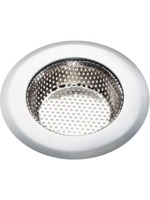 Meks Paslanmaz Çelik Lavabo Süzgeci, 11.5 Cm, Büyük Boy, Evye Süzgeci, Amerikan Lavabo Süzgeci