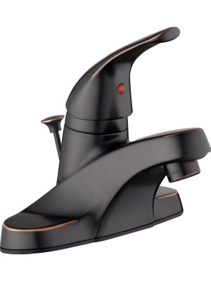 Meks Middleton 4 Inç Centerset 1 Saplı Banyo Bataryası Yağ Ovuşturdu Bronz