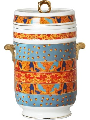 Meks Lucky Art Clarissa Bone Kulplu Kavanoz 22 cm