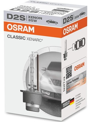 Meks Osram Ampul Classic Xenarc D2S 35W Xenon 66240CLC