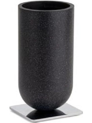 Meks System Diş Fırçalığı Siyah/krom Renk 143X75X75 mm