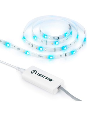 Meks Elgato Light Strip Işık Şeridi, Rgbww Led, 16M Renk ve Sıcaklık Ayarlı Ekstra Beyaz Led, 2000 Lümen
