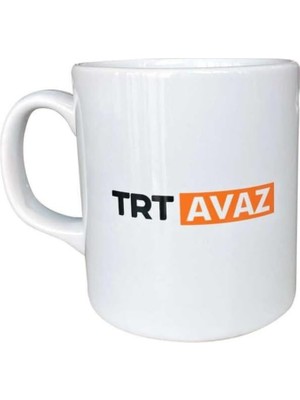 Meks Trt Avaz Logolu Beyaz Kupa