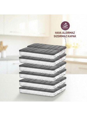Meks Selka Home Nora 12'li 1,2 Lt. Küçük Boy Gri̇