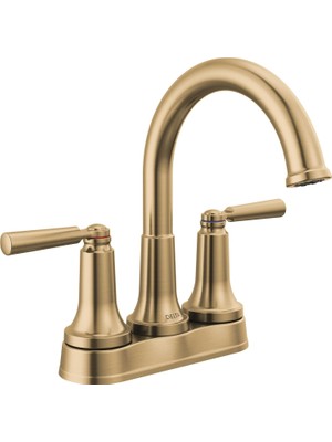 Meks Delta Musluk Saylor Altın Banyo Bataryası, Banyo Lavabo Bataryası, Banyo Lavabosu Için Centerset Ba