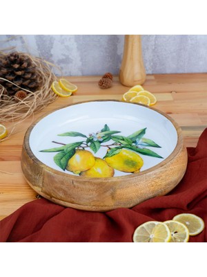 Meks Bambum Kangura Limon Sığ Kase Büyük