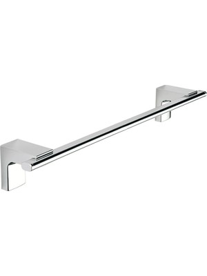 Meks Lavabo Banyo Mutfak Aparat Standı Bez Havlu Askısı Uzun Havluluk Vidalı Krom Paslanmaz Metal