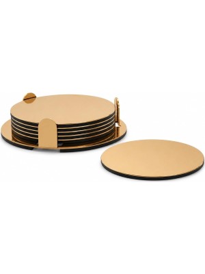 Meks Ikea Glattis Altlıkları Tutuculu Pirinç Renk 6 Paket Boyut 7,62 cm 503.430.05