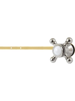 Meks Kingston Brass Ktbxd6 Buckingham Evrensel Ön Veya Yan Montajlı Tuvalet Tankı Kolu, Parlak Nikel