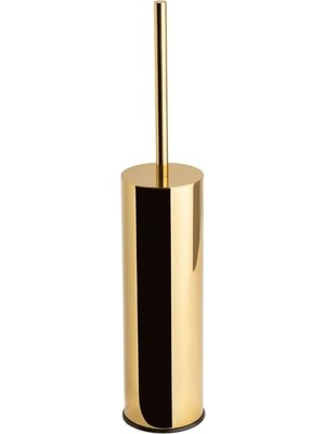 Meks System Tuvalet Fırçalığı Gold Renk 424X84X84 mm