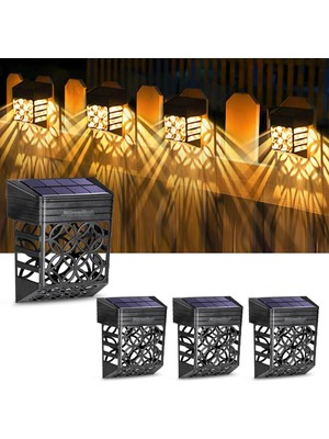 Meks Greentech Güneş Enerjili Duvar ve Çit LED Aydınlatma 4 ADET/GT-SL22