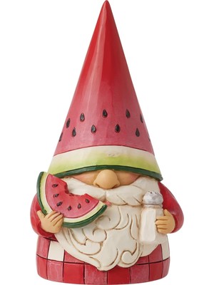 Meks Enesco Jim Shore Heartwood Creek You're One In A Melon Karpuz Cüce Figürin- Reçine El Boyalı Koleks