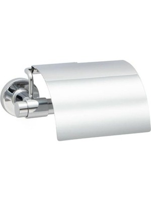 Meks System Flex Kapaklı Tuvalet Kağıtlığı Krom Renk 81X107X158 mm