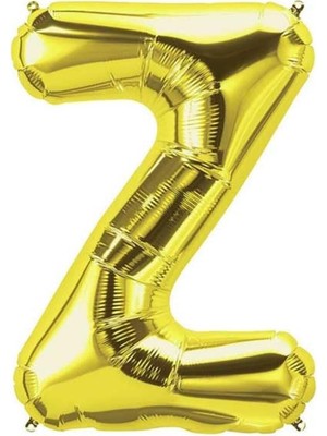 Meks 5dm Z Harf Folyo Gold Renk Balon Küçük 35 cm
