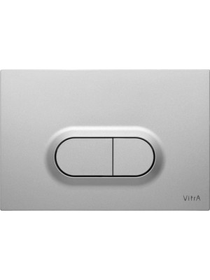 Meks Vitra Loop O 740-0586 Kumanda Paneli, Parmak Izi Bırakmayan, Hijyenik Kaplama, Mat Krom