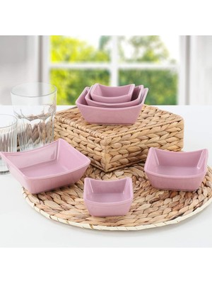 Meks Keramika Violet Sandal Çerezlik/sosluk 8/10/12 cm 6 Adet