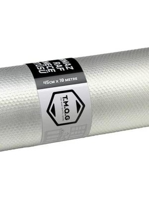 Meks (45CM x 10METRE) Şeffaf Kaymaz Dolap Içi Çekmece Raf Örtüsü Çekmece Astarı Raf Astarı