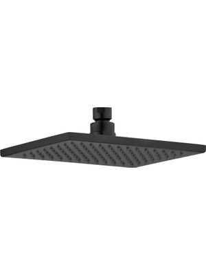 Meks Delta Faucet Yağmur Duş Başlığı, Yağmur Duş Başlığı, Mat Siyah Duş Başlığı Yağış, Metal Duş Başlığı