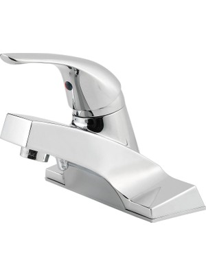 Meks Pfister LG1425000 Pfirst Serisi Tek Kontrollü 10 cm Centerset Banyo Musluğu Cilalı Krom, Su Verimli