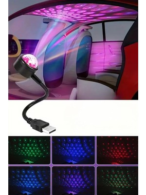 Meks Buffer® USB Sese Duyarlı 8 Farklı Mod Işıklı LED Atmosfer Işığı – Ambiyans Aydınlatması