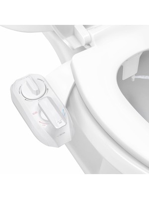 Meks Luxe Bidet Neo 320 Plus – Yeni Nesil Sıcak Su Bide Klozet Kapağı Eklentisi, Yenilikçi Ez-Kaldırma M