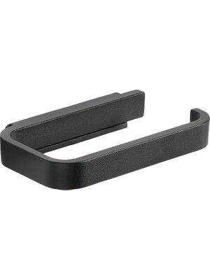 Meks Zone Denmark Tuvalet Kağıdı Için Rim Tutucu, 14,6 x 8,4 x 2 Cm, Siyah