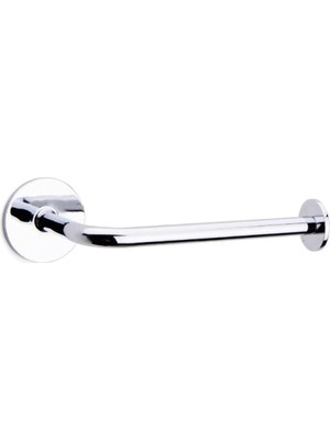 Meks System Bobo Duvara Monte Yapışkanlı Tuvalet Kağıtlığı Krom Renk 45X78X151 mm