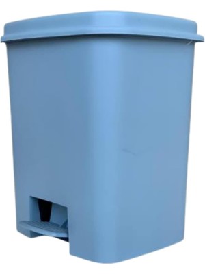 Meks Plastik Dekoratif Mutfak Banyo Çöp Kovası 6l Renkli Pedallı Mavi, Gri,beyaz,siyah Ofis Temizlik Kov