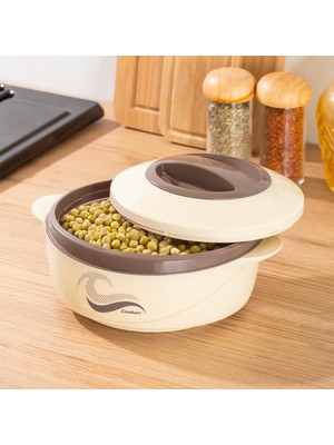 Meks Porsima 3149 1000 ml Yemek Termosu - Sızdırmaz Kilitlenebilir Kapak Paslanmaz Çelik Sefer Tası - Kr