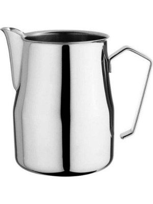 Meks Epinox Paslanmaz Çelik Süt Potu - Kahve Potu - Pitcher Sütlük - Süt Köpürtücü - Köpürtme Kabı - 500