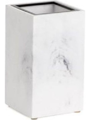Meks System Diş Fırçalığı Mermer Deseni/siyah Renk 128X73X73 mm