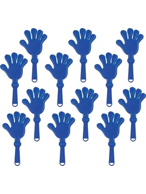 Meks Beistle 12 Parça Plastik El Clappers Gürültücü Okul Ruh Malzemeleri Spor Doğum Günü Partisi Şekerle