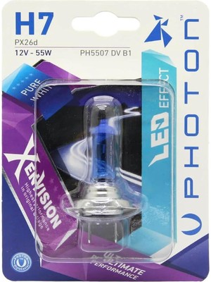 Meks Photon Diamond Xen Vision 12V Beyaz Ampul H7