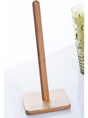 Meks Kare Şekilli Bambu Kağıt Havluluk & Peçetelik Ahşap 22 x 12
