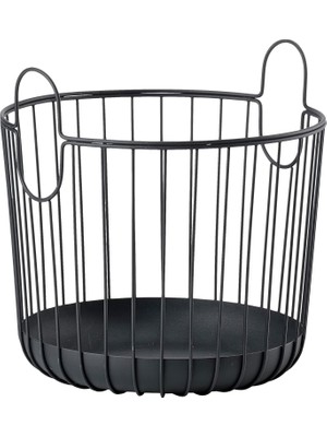 Meks Zone Denmark Inu Sepet, Metal, Siyah, 30 cm