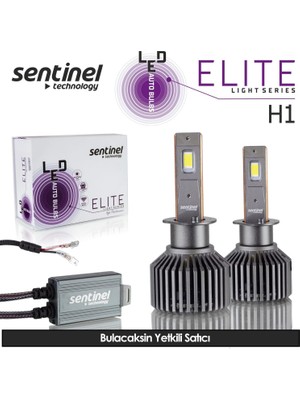 Meks Sentinel Elite H1 LED Xenon Ampülü 65W 12V 12000 Lumen 6500 Kelvin Beyaz Işık