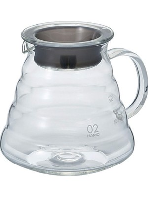 Meks Hario V60 02 Cam Kahve Servis Sürahisi (600 Ml)
