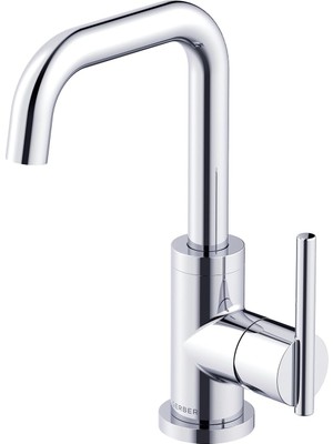 Meks Danze D230658 Parma Trim Hattı 1h Lavabo Bataryası Metal Dokunuş Aşağı Boşaltma 1,2 Gpm Krom