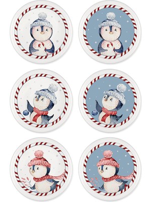 Meks The Mia Penguin Çerezlik 6 Parça 10 cm