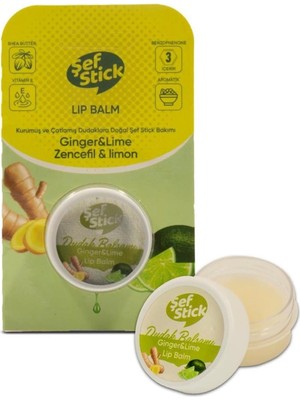 Meks Şef Sti̇ck Li̇p Kavanoz Zencefi̇l Li̇mon 10 ml