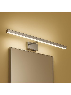 Meks Kanarya 40 cm 8W LED Ayna & Resim Apliği Krom | 4200K Gün Işığı, 720 Lümen, IP45 Su Korumalı, 64W E