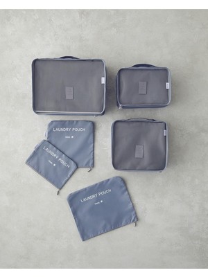 Meks Blare 6'lı Organizer Set Gri