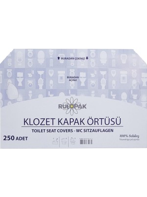 Meks Rulopak R-2613 Klozet Kapak Örtüsü