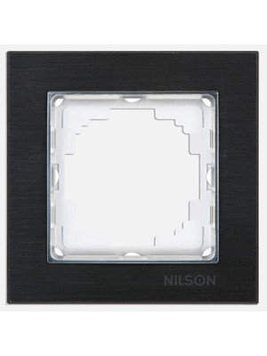 Nilson Siyah Alüminyum Tekli Çerçeve (5'li Paket)
