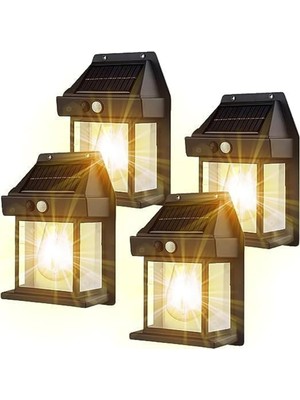 Meks 2026 Model Yeni̇ Suya Dayanıklı Harekete Duyarlı Güneş Enerjili Solar LED Dış Mekan Bahçe Lambası (4