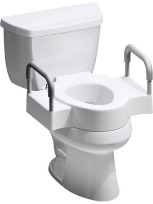 Meks Bemis Rise 11,5 cm (4,5 Inç) Çift Kilitli ve Güvenlik Kollu Klozet Kapağı, Beyaz