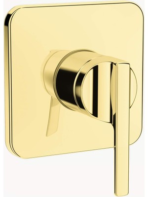 Meks Artema Suit U A4228723 Ankastre Duş Bataryası, Sıva Üstü, 18.3 x 21.2 x 10.5 Cm; 360 Gr, Altın